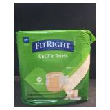 FitRight Adult Diapers, Extra Heavy Absorbency, XL (Waist Size 56in-64in), 20 Count, OptiFit Incontinence Briefs for Men and Women, Disposable, Moisture Wicking, Leak Protection,