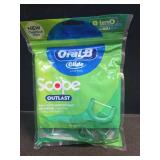 Oral-B Glide Mint Dental Floss Picks with Long Lasting Scope Flavor - 75 Picks