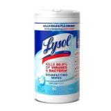 Lysol Disinfecting Wipes Crisp Linen Scent 80 Wipes