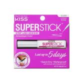 KISS Super Stick 5-Day Extended Wear Strip Lash Adhesive, Quick Drying Lash Glue, Witch Hazel & Cactus Extract Infused, Brush Applicator, Net Wt. 4.8g (0.17 oz.), Clear