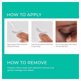 KISS Super Stick 5-Day Extended Wear Strip Lash Adhesive, Quick Drying Lash Glue, Witch Hazel & Cactus Extract Infused, Brush Applicator, Net Wt. 4.8g (0.17 oz.), Clear