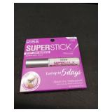KISS Super Stick 5-Day Extended Wear Strip Lash Adhesive, Quick Drying Lash Glue, Witch Hazel & Cactus Extract Infused, Brush Applicator, Net Wt. 4.8g (0.17 oz.), Clear