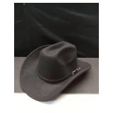Western Cowboy Hat for Men Women Classic Roll Up Fedora Hat with Buckle Belt(Size:S-M)