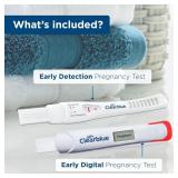 Clearblue Early Pregnancy Test Kit, at-Home Pregnancy Test Kit for Women, hCG Hormone Pregnancy Tests with Easy-to-Read Results, 7 Tests