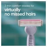 Gillette Venus Simply3 Disposable Razors for Women, 8 Count, Designed for a Close and Comfortable Shave
