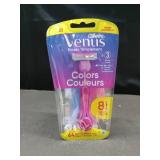 Gillette Venus Simply3 Disposable Razors for Women, 8 Count, Designed for a Close and Comfortable Shave