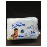 Huggies Little Swimmers Disposable Swim Diapers, Size 5-6 (32+ lbs), 17 Ct