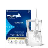 Waterpik Aquarius Water Flosser For Teeth Cleaning, Gums, Braces, Dental Care, Electric Power With 10 Settings, 7 Tips For Multiple Users And Needs, ADA Accepted, White WP-660