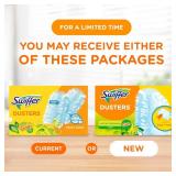 Swiffer Dusters Refill for Cleaning, Made by SWIFFER, Feather & Microfiber Duster Disposable Alternative, for Dusting Furniture, Blinds, Ceiling Fans, Helps Remove Allergens, Gain Scent, 18 Count