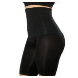 SHAPERMINT Shapewear for Women - High-Waisted Shapewear Tummy Control Shorts, Faja Body Shaper, Underwear for Women Black Size- XS/S
