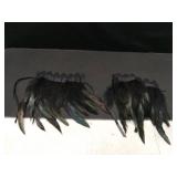 Shadow Dancer Feather Cuffs