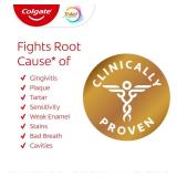 Colgate Total Active Prevention Whitening Gel Toothpaste with Fluoride, Bulk with Clinically Proven Formula That Fights Plaque Bacteria, Mint, 5.1 oz