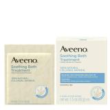 Aveeno Fragrance-Free Soothing Bath Treatment & Soak for Soothing Relief, 100% Natural Colloidal Oatmeal, Relieves Itchy, Irritated Skin Due to Eczema, 8 Single-Use Bath Packets (1 MISSING)