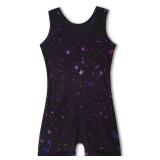 YDMZX Leotards for Girls Gymnastics 3T 4T Little Kids Tumbling Outfits Biketards Black Stars