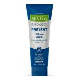 Medline Remedy Specialized Silicone Cream, Unscented (4 fl oz), Gentle Breathable Film for All Ages, Paraben-free and Hypoallergenic Skin Care, Barrier for Dry Cracked Skin