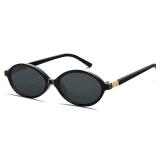BOTEN Retro Oval Sunglasses for Women Men Small 90s Sun Glasses Trendy Round Shades Cute Designer Sunnies