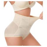 Dulchany Tummy Control Shapewear Panties for Women Body Shaper Seamless Underwear Panty Girdle Nude, L