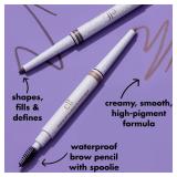 e.l.f. Instant Lift Waterproof Brow Pencil, Long-Lasting Eyebrow Pencil For Grooming & Shaping Brows, Vegan & Cruelty-free, Deep Brown