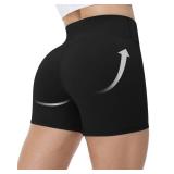 Runhit No Front Seam Biker Shorts for Women - 3