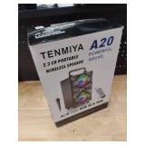 Bluetooth Speaker, Portable Wireless Speakers with Microphone, 60W Peak Loud Stereo Rich Bass, Lights, Remote, FM Radio, EQ, Double Subwoofer Sound System, Speaker for Home Outdoor Party Gifts(1MIC)