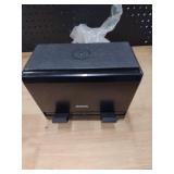 Mind Reader Straw Dispenser, Pencil Dispenser, Classroom Must Have, Restaurant Supply, Plastic, 9.25\L x 4.5\inW x 7.5\inH, Blackin