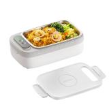 xeamun Cordless Electric Lunch Box for Adults, 14000mAh Rechargeable Auto Heated Lunch Box, 1L Portable Self-Heating Food Warmer for Car, Office, Travel, Picnic and outdoor