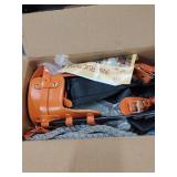 Rohseson Tree Climbing Spikes, Cowhide Leather Tree Climbing Gear with Non-Slip Pedal, Adjustable Tree Climbing Tool Set with Harness Rope for Climbing, Hunting, Picking Fruit, Pet Saving