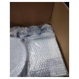 bUCLA 600pcs Silver Plastic Dinnerware Set for 100 Guests - Silver Christmas Dinnerware Set Disposable for Party - Include 100 Dinner Plates,100 Dessert Plates,100Cups,100 Knives,100 Forks,100 Spoons