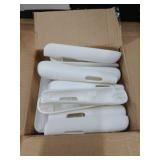 HOUSE DAY Plastic Hangers Shoulder Expanders, Anti-Deformation Garment Protectors, Extensions for Clothes Hangers, Prevents Shoulder Bumps and Clothing Shape, Durable and Easy to Use (White 30 Pack)