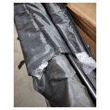 Photo Backdrop Stand, LCUIRC 10x8.5ft (WxH) Photo Background Banner Stand with 4 Crossbars, 8 Spring Clamps, 2 Sandbags, and Carrying Bag for Parties Events Decoration Advertising Display