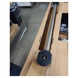 Moen Curved Adjustable Spring Tension No Drill Shower Curtain Rod for Bathroom, Chrome Finish, CSR2172CH