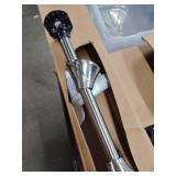 Moen Curved Adjustable Spring Tension No Drill Shower Curtain Rod for Bathroom, Chrome Finish, CSR2172CH