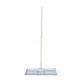Standard Golf Levelawn Pro  30\ Lawn Leveling Rake with 72\in Handle | Effortlessly Level Golf Courses, Lawns, and Gardens | Easy Assembly, Stainless Steel Tray | Perfect for Landscape Professionals