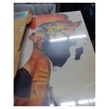 Framed African American Wall Art Homesick African Woman Posters Canvas Painting Black Girl Abstract African Sunset Landscape Wall Decor Picture Prints Art for Living Room Bedroom Home Decoration