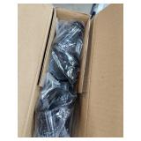 Tension Curtain Rod 51-145In(4.25-12.08Ft), Extra Long Curtain Rod No Drilling for Window or Bathroom Patio, Adjustable Spring Shower Curtain Rod, Easy to Install Never Rust Rod Diameter 1.26In-Black