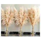 40\ Tall Pampas Grass  16 Stems Natural Pompas Grass for Wedding, Party, Farmhouse, and Boho Home Decorin