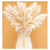 40\ Tall Pampas Grass  16 Stems Natural Pompas Grass for Wedding, Party, Farmhouse, and Boho Home Decorin