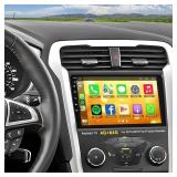 4+64G Car Stereo Android 13 for Ford 2013-2019 Fusion Mondeo, 9 Inch IPS Touch Screen Car Radio with Wireless CarplayAndroid Auto,GPS, WiFi, Bluetooth,FM, Support OBD2DVRDSP