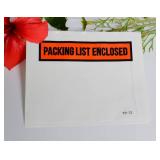 1000 PCS 4.5\x 5.5\in Clear Self-Adhesive Packing List Envelopes - ShippingMailing Pouch Enclosed Bags for Packing Slips Invoicein