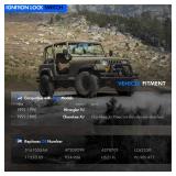 Ignition Switch Lock Cylinder with Door Lock and Keys Fit for Jeep Wrangler YJ Cherokee XJ 1991-1996 Replaces# 17250.05, 924-908, 4720929K, 5161055AA