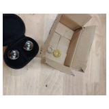 Tianigo Stainless Steel Baoding Balls Set, 1.2 Inches Chinese Health Balls, Metal Stress Relief Hand Massage Balls No Chime for Hand Exercise, Hands Therapy