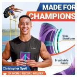 DR. BRACE ELITE Knee Brace with Size Stabilizer (2 Pack) Knee Brace for Women and Men, Workout, Sports, Daily Knee Compression Sleeve for Maximum Knee Pain Support and Fast Recovery (Galaxsis, Medium)