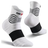 NEENCA Professional Compression Socks, Medical Athletic Ankle Socks for Injury Recovery and Pain Relief, Sports Protection, Circulation 1 Pair, 20-30 mmhg