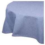 Yourtablecloth Chambray Round Tablecloth (Blue, 70\ Round)in