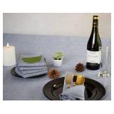 Yourtablecloth Chambray Round Tablecloth (Blue, 70\ Round)in