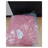 CoutureBridal Old Pink Duvet Cover Queen Size 3 Pcs Rose Red Mauve Duvet Cover Set Soft Microfiber Minimalist Style Solid Color Comforter Cover with Zipper Corner Ties (No Comforter)