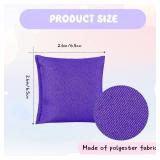 Jenaai 48 Pcs Nylon Bean Bags Colorful Bean Bag, 2.6\ x 2.6\in Tossing Cornhole Bags(Bright Color)in