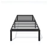 LUMUNANCE Metal Bed Frame Twin Size - 14 Inch Heavy-Duty Twin Platform Bed Frame No Box Spring Needed, Easy Assembly, Noise-Free, Sturdy Mattress Foundation, Underbed Storage Space