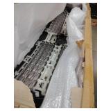 SAIQINGSP Bright Silver Honeycomb Mesh Front Grill Compatible With 2013-2018 Dodge Ram 2500 3500 Laramie Model Truck Upper Bumper Grille