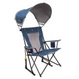 GCI Outdoor Sunshade Rocker Outdoor Rocking Chair with Canopy